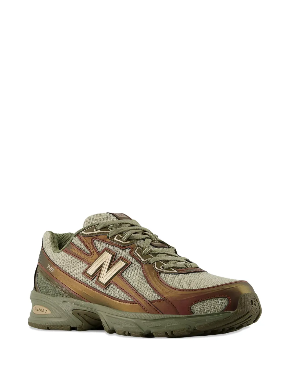 New Balance 740 sneakers met logodetail Groen