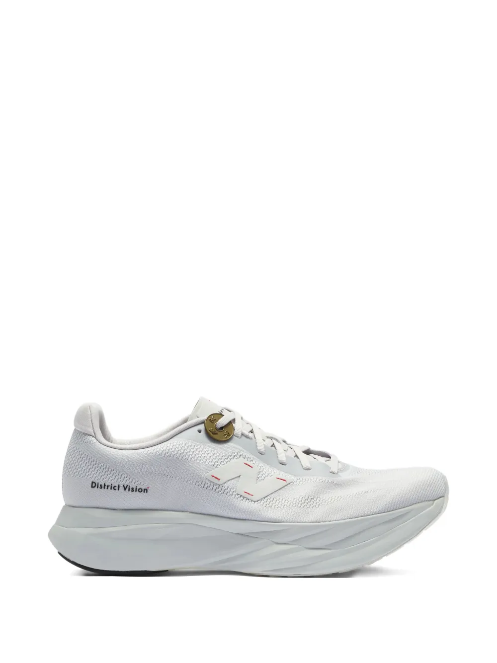 New Balance x District Vision SC Elite V5 logo-patch sneakers Wit