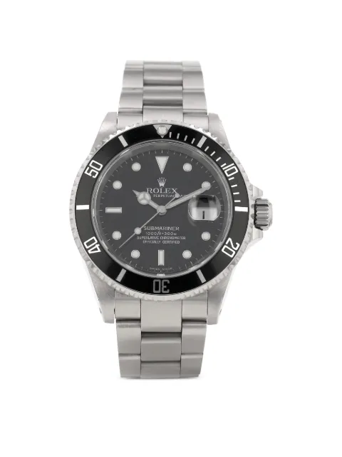 Rolex 2000s 40mm Submariner Date screw-down crown watch