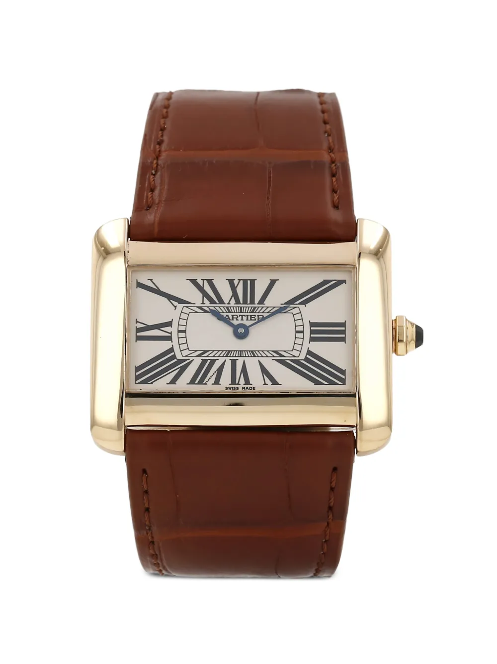 Cartier Tank Divan cabochon anni 2000 - Marrone