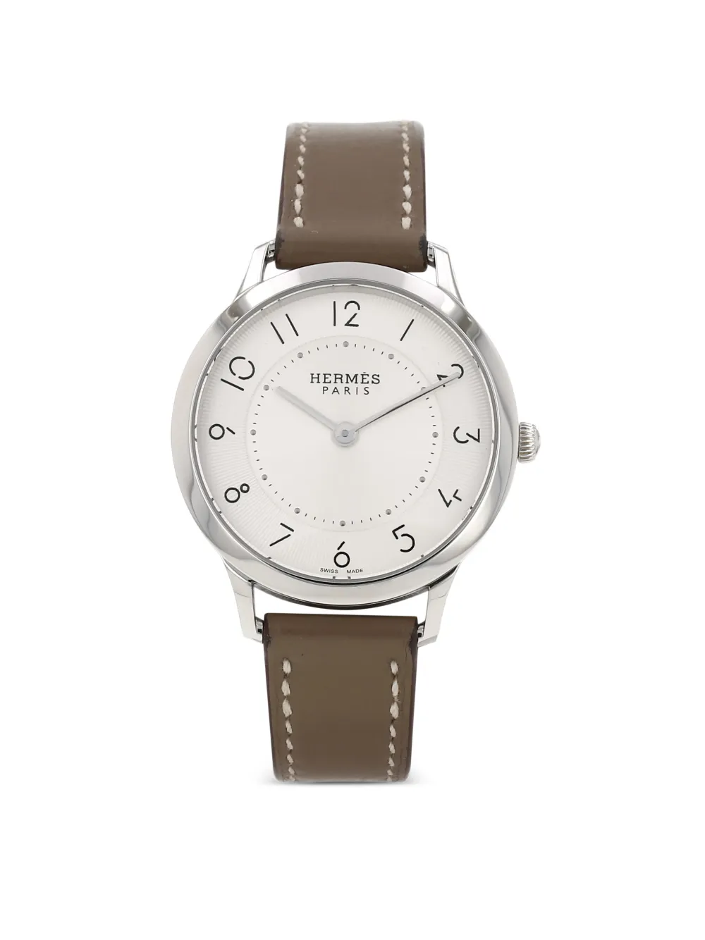 Hermès Pre-Owned 2010's Slim d'Hermès 32mm watch - Bianco