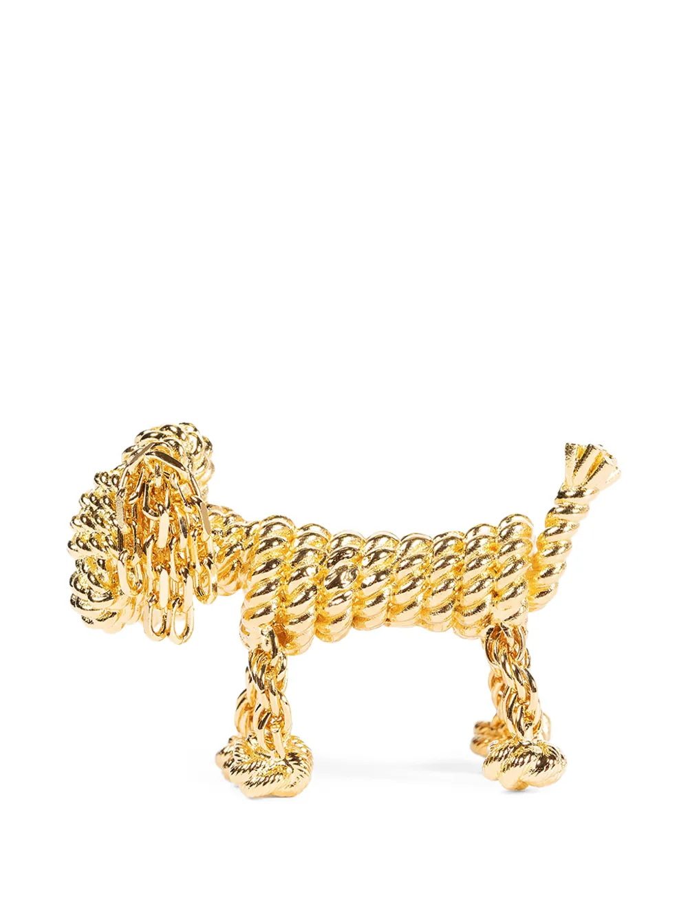 LOEWE sausage dog brooch - Gold