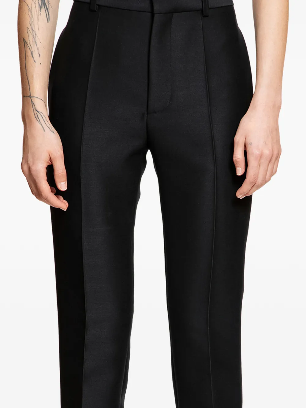  Loewe Tailored Wool Trousers - Black 