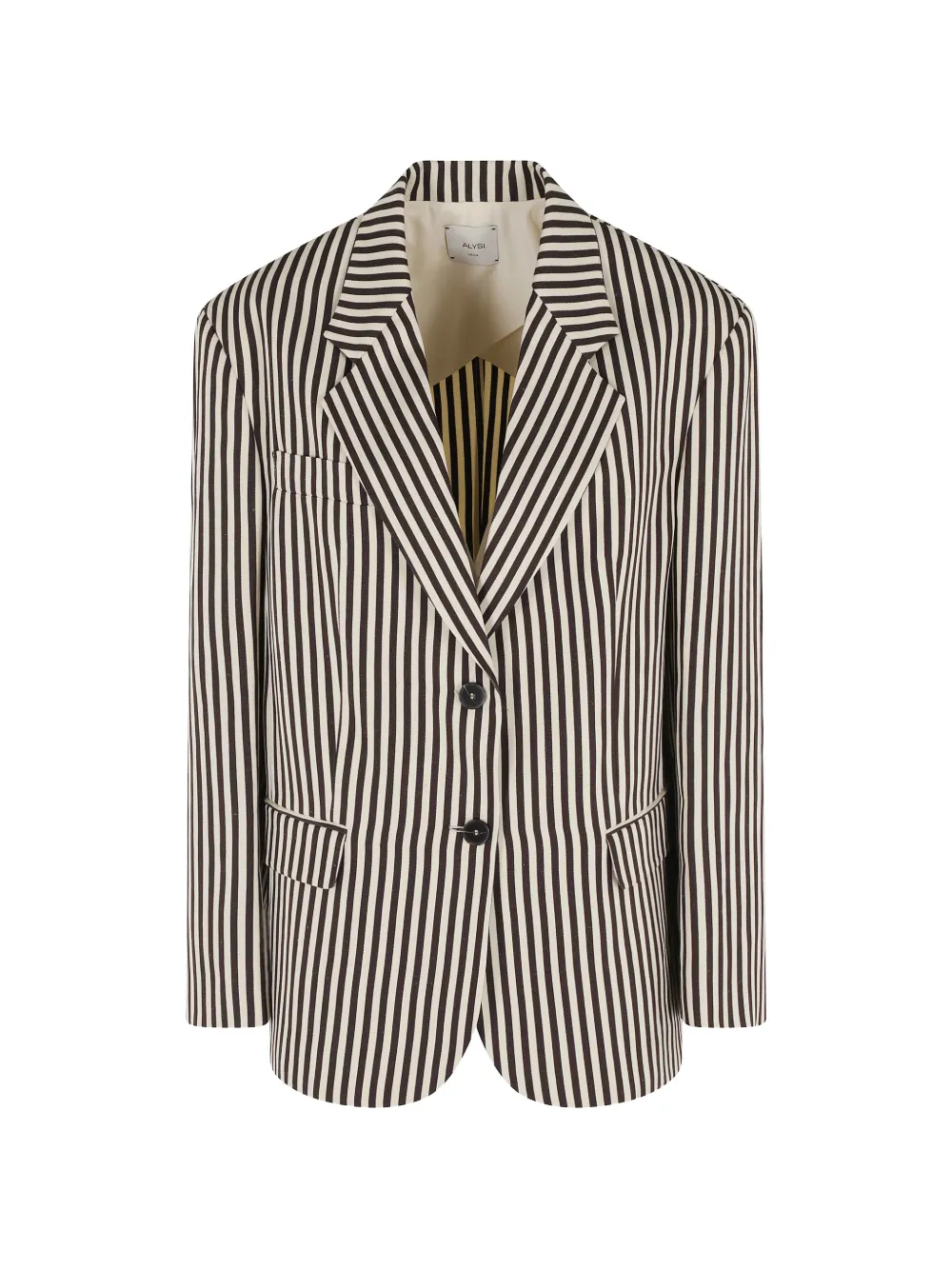 Alysi striped blazer - Bianco