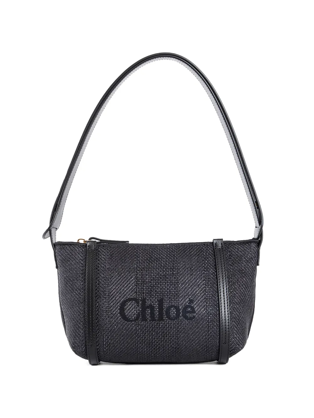 Chloé logo-detail shoulder bag - Nero