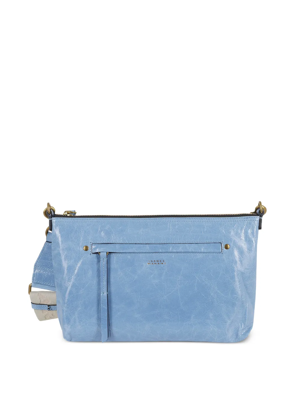 ISABEL MARANT Nessah zip shoulder bag - Blu