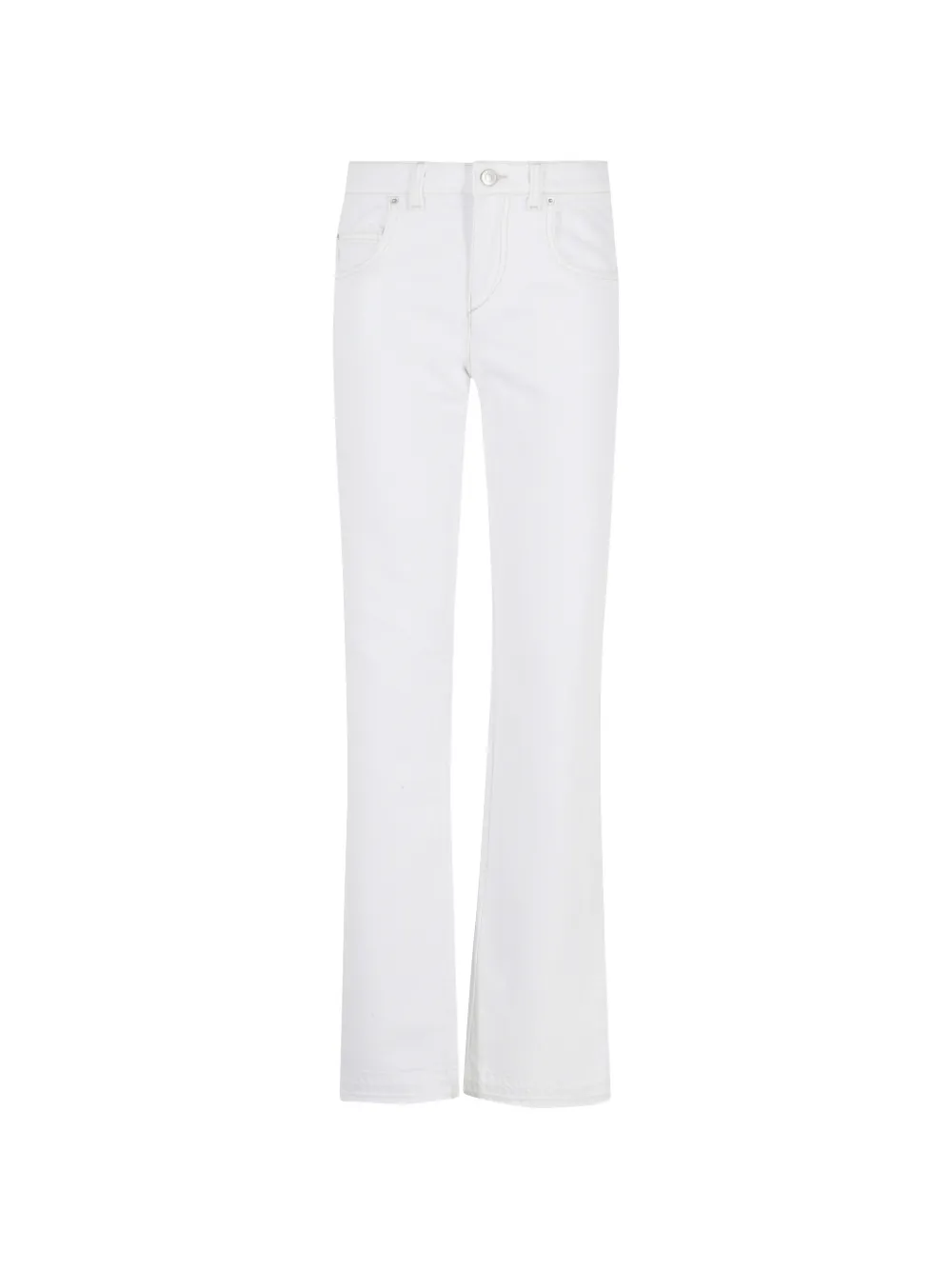 ISABEL MARANT flared denim trousers - Bianco