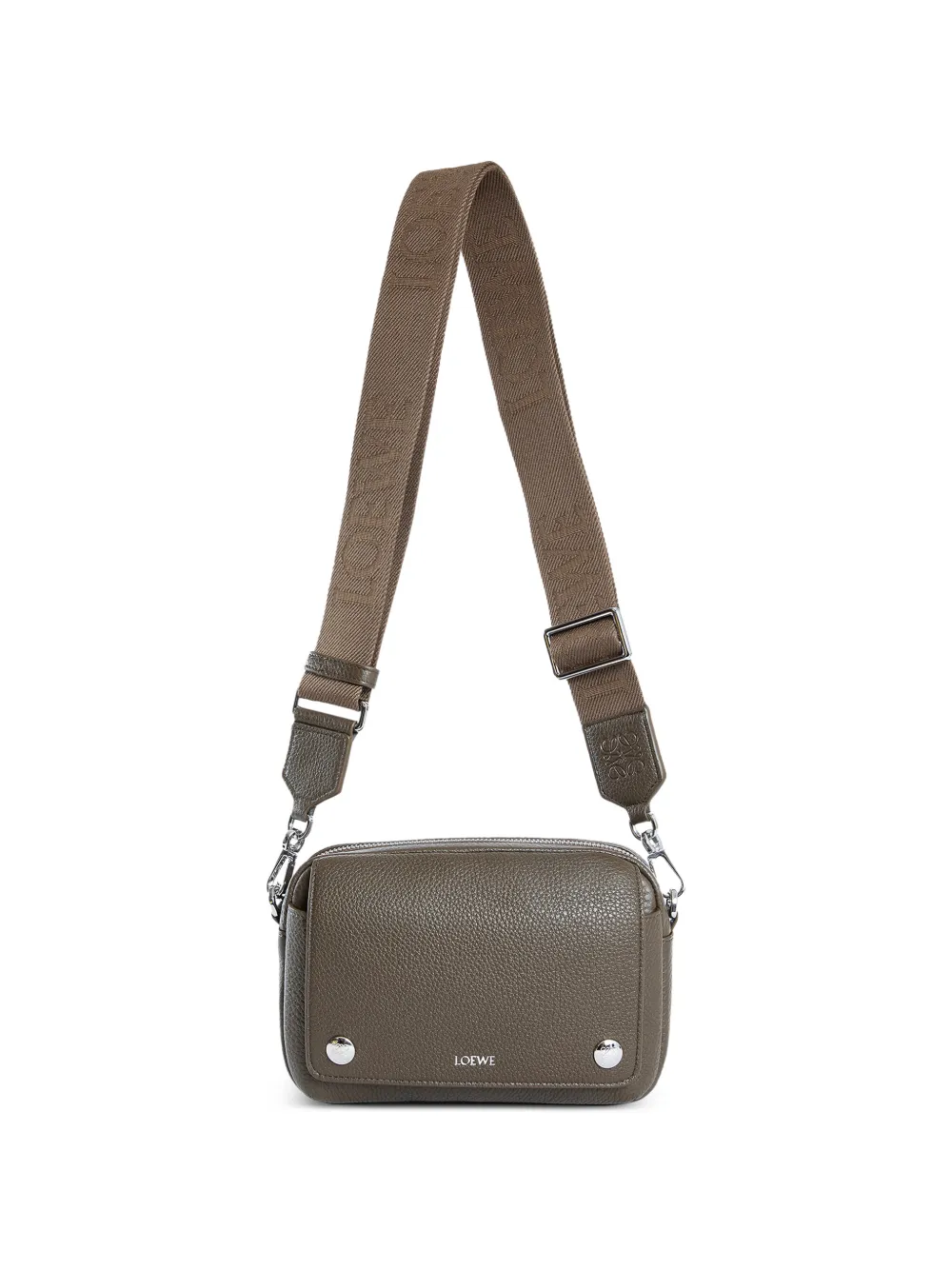 LOEWE small Pebble messenger bag - Marrone