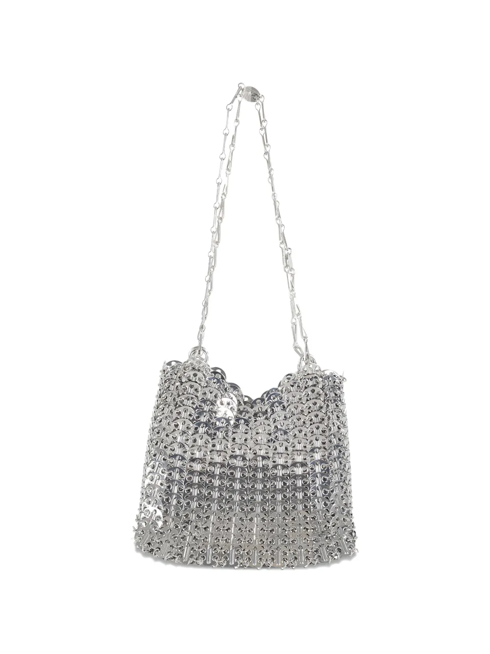 Rabanne 1969 chain shoulder bag - Zilver