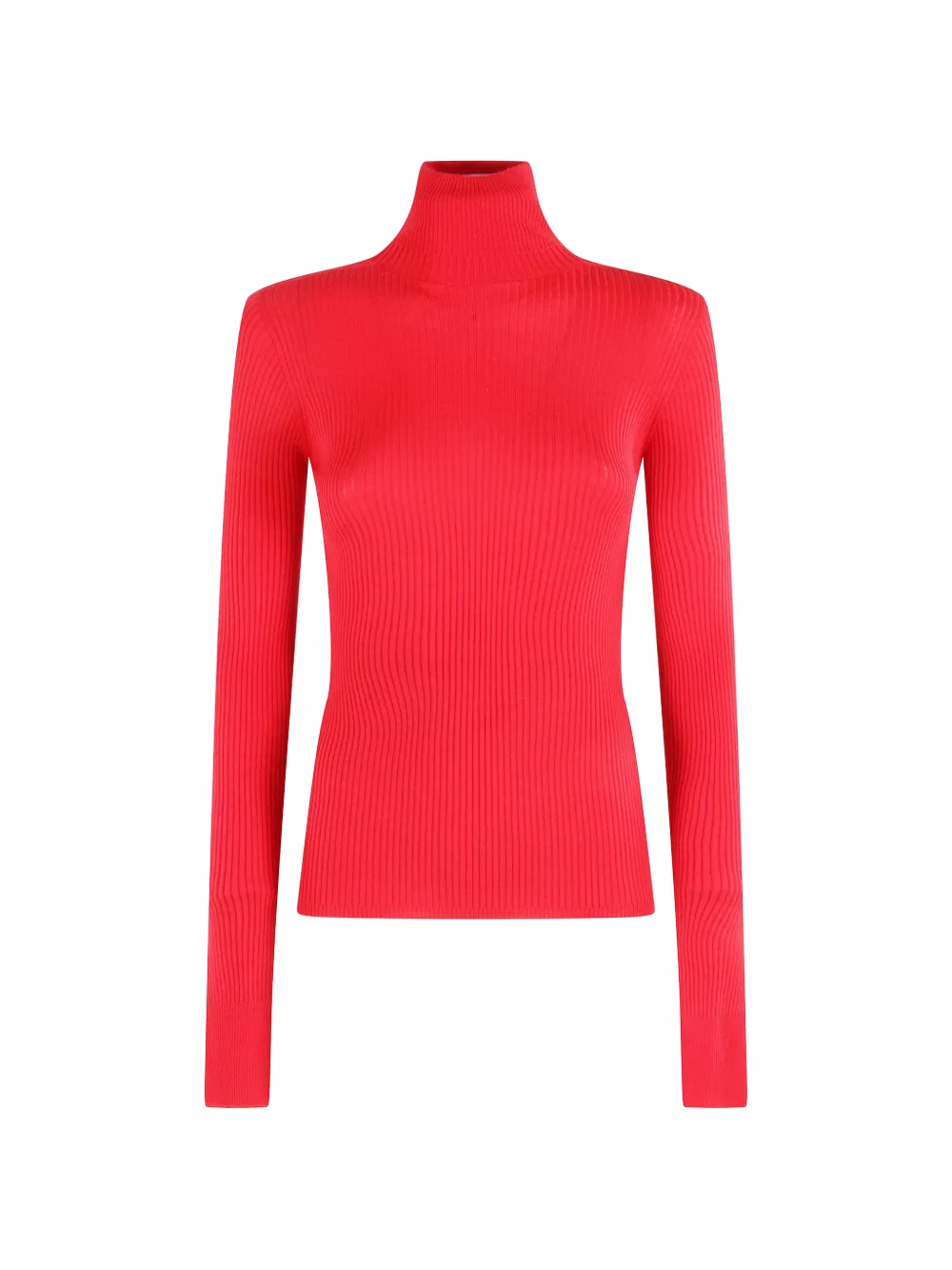 Sportmax Niagara long-sleeve roll-neck top - Rosso