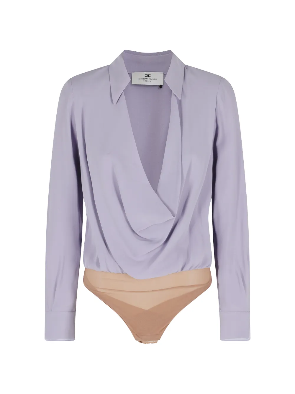 Elisabetta Franchi draped bodysuit - Viola