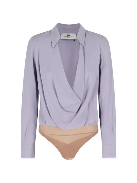 Elisabetta Franchi draped bodysuit