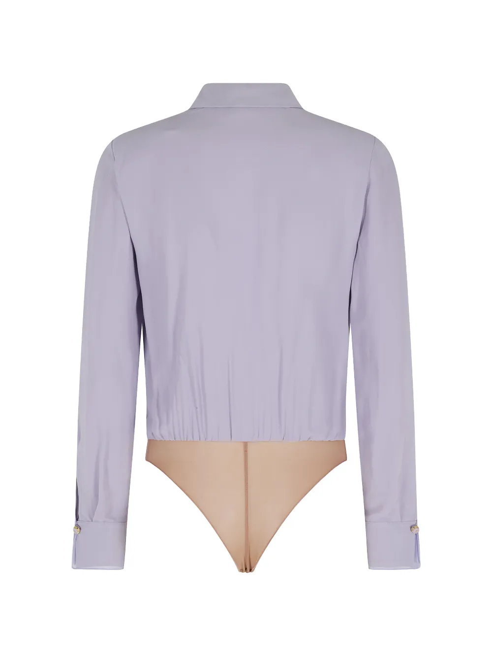  Elisabetta Franchi Draped Bodysuit - Purple 
