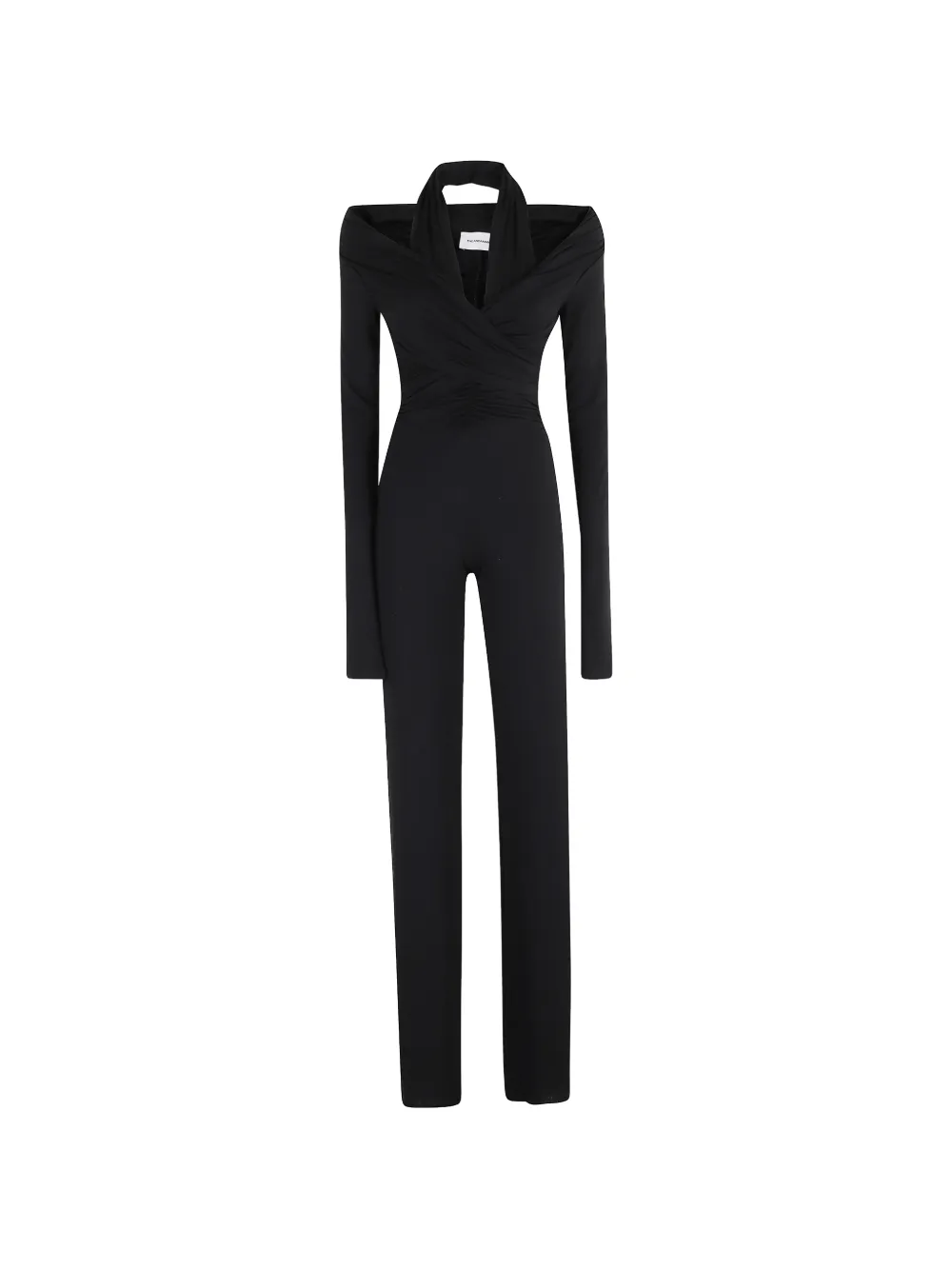 THE ANDAMANE Yvonne open-shoulder jumpsuit - Nero