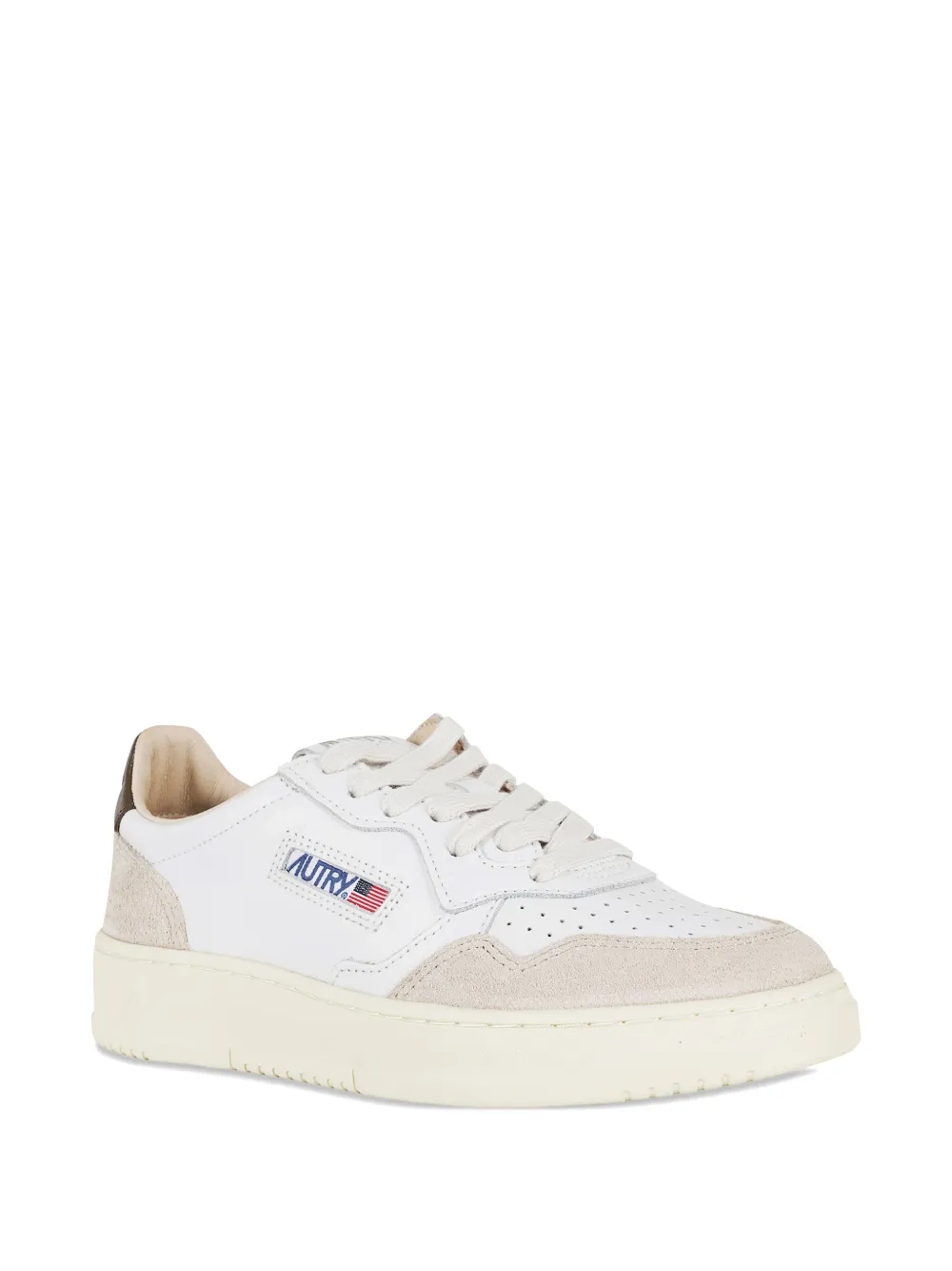 Autry Medalist suede low-top sneakers - Wit