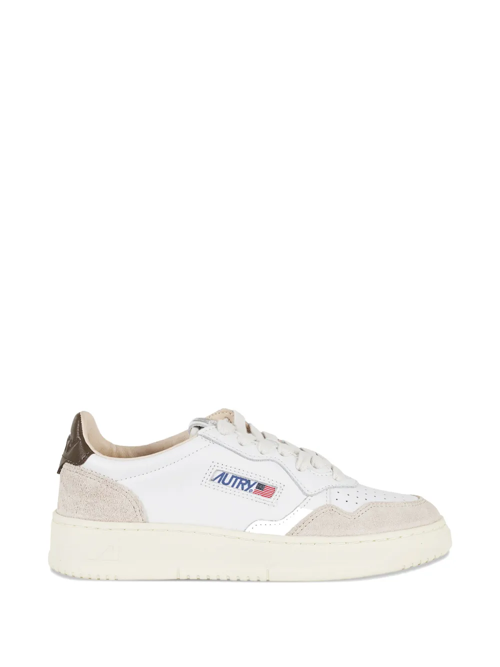 Autry Medalist suède low-top sneakers Wit