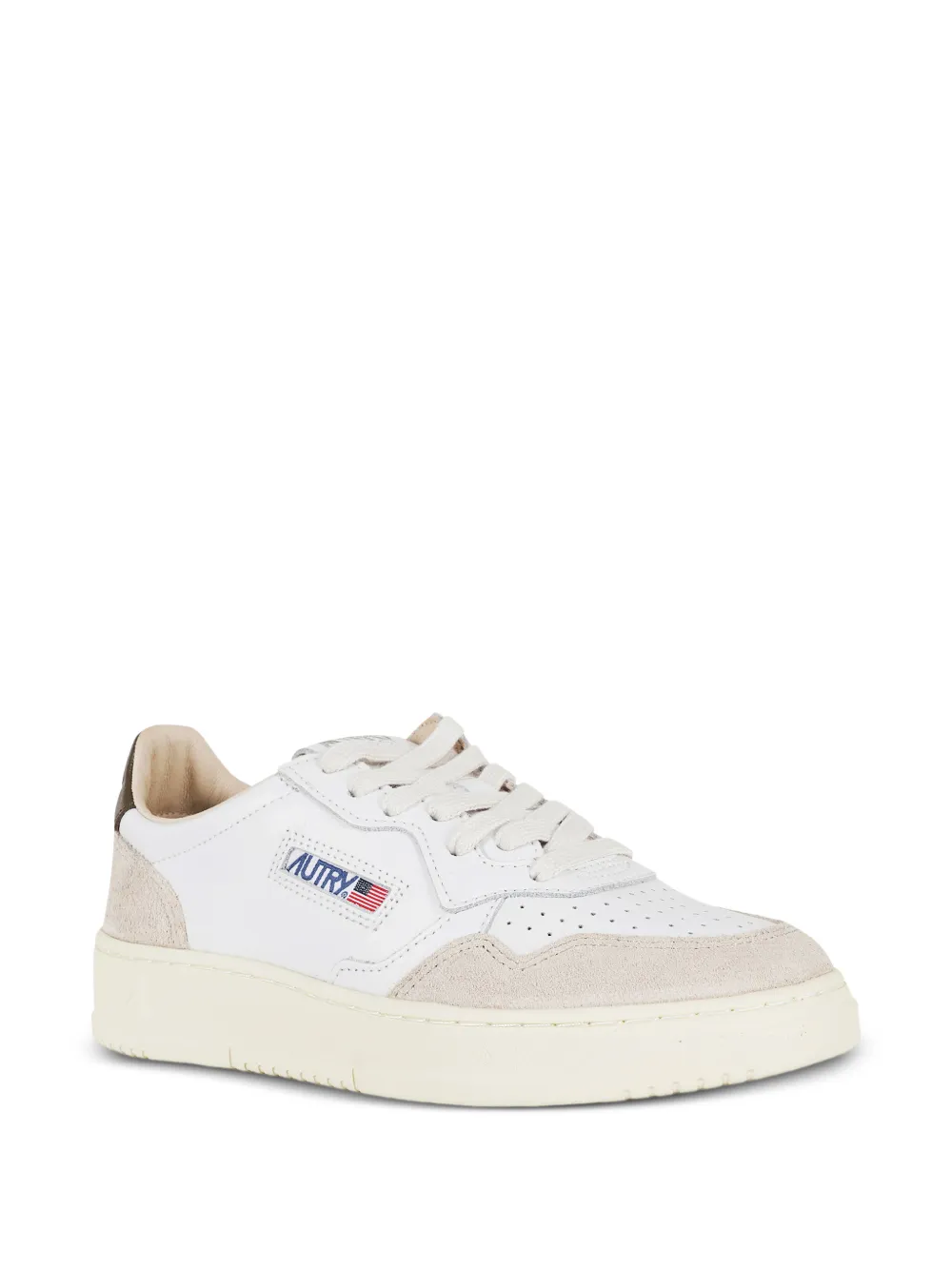 Autry Medalist suède low-top sneakers Wit