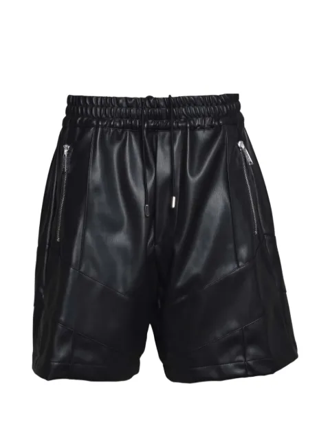 DSQUARED2 zipped-pockets leather shorts