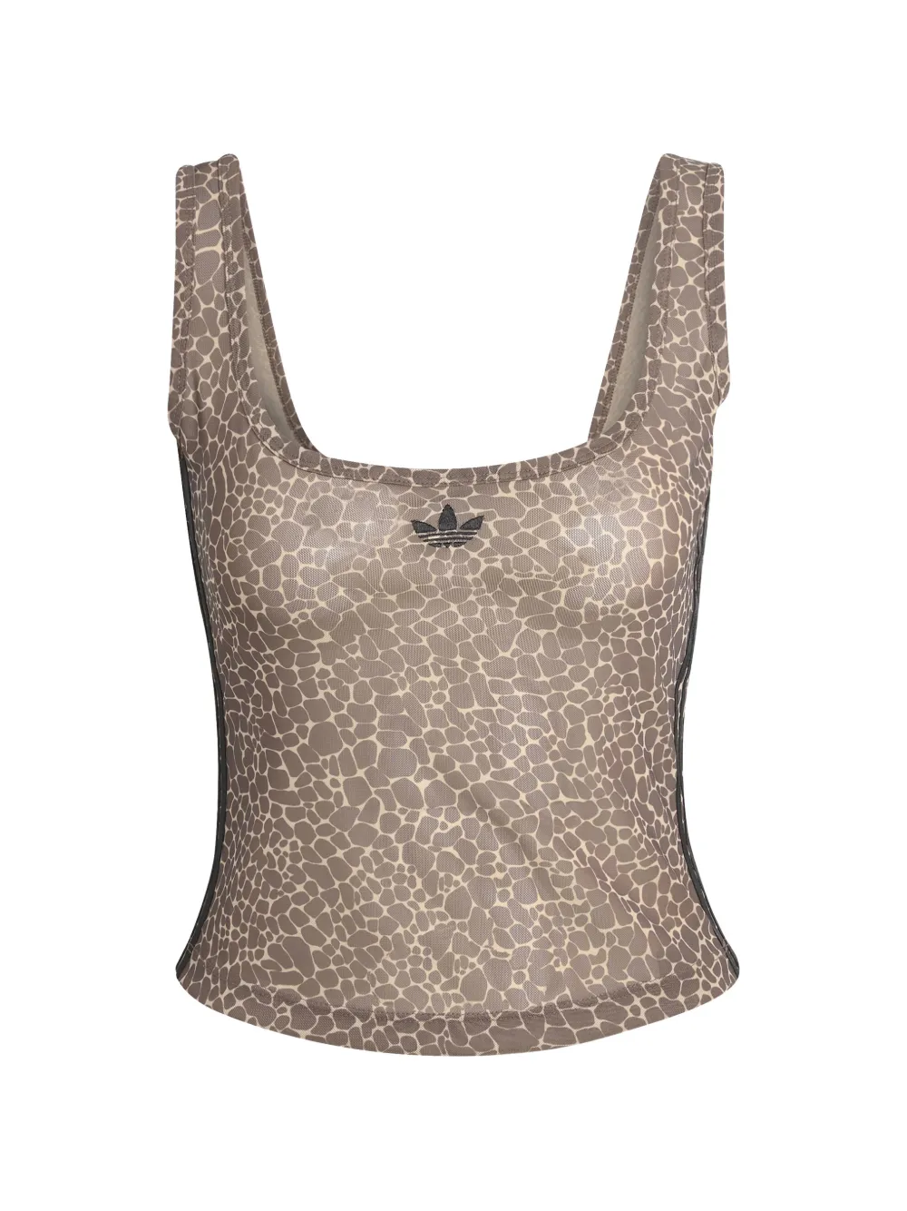 adidas AOP printed tank top - Marrone