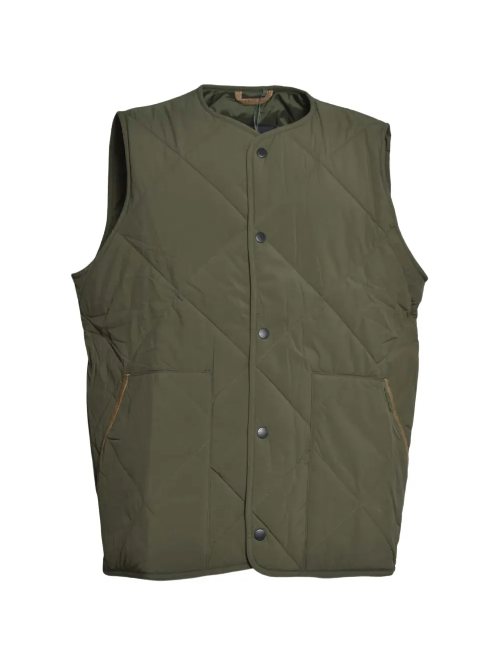 Barbour quilted buttoned gilet - Verde