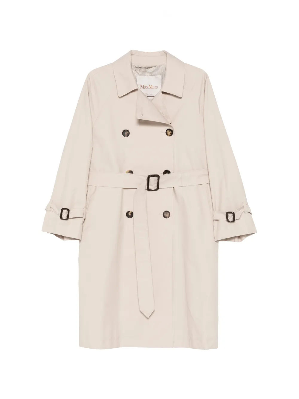 Max Mara belted double-breasted coat - Toni neutri