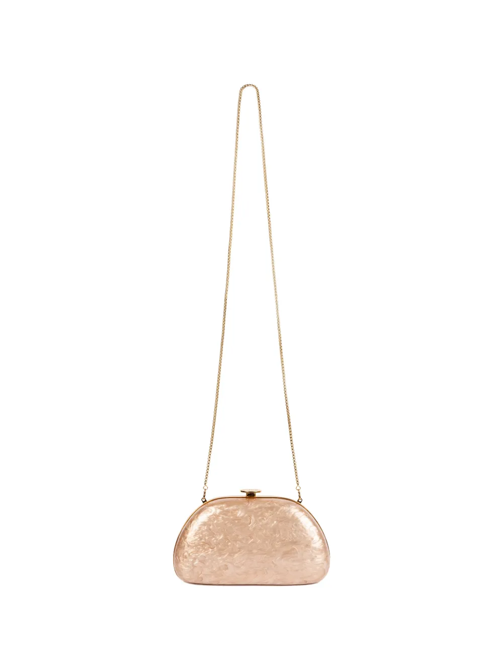 Gemy Maalouf marbled clutch bag - Toni neutri