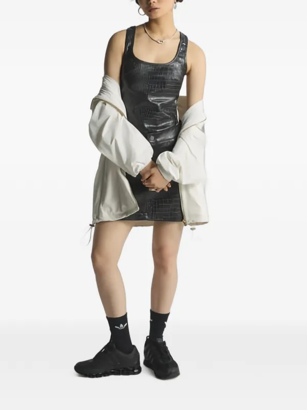 Adidas Crocodile Effect Corset | Black