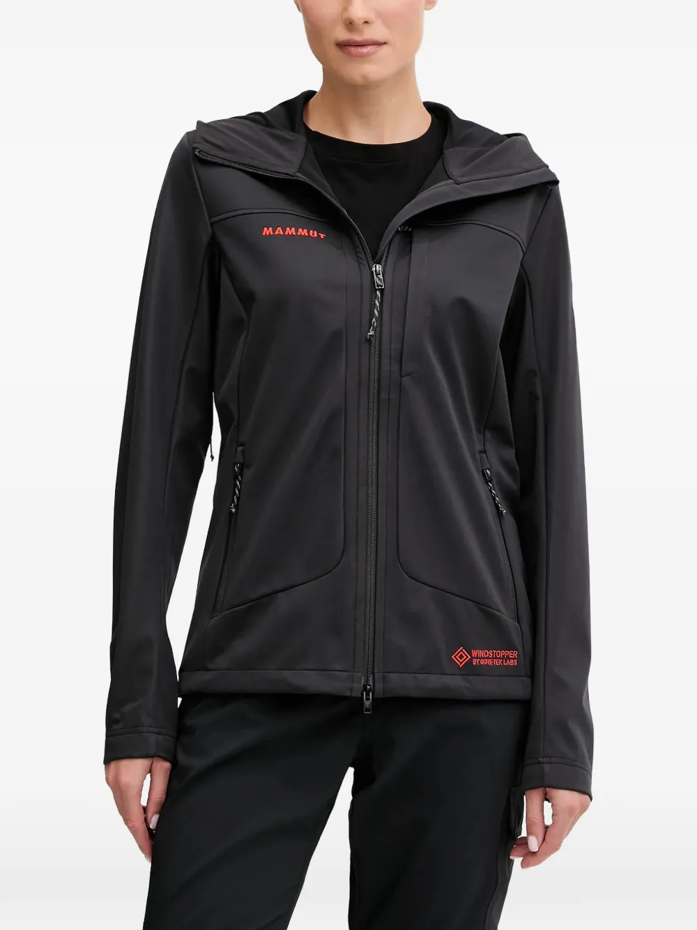 Mammut Ultimate VIII SO zip-up hooded jacket - Nero