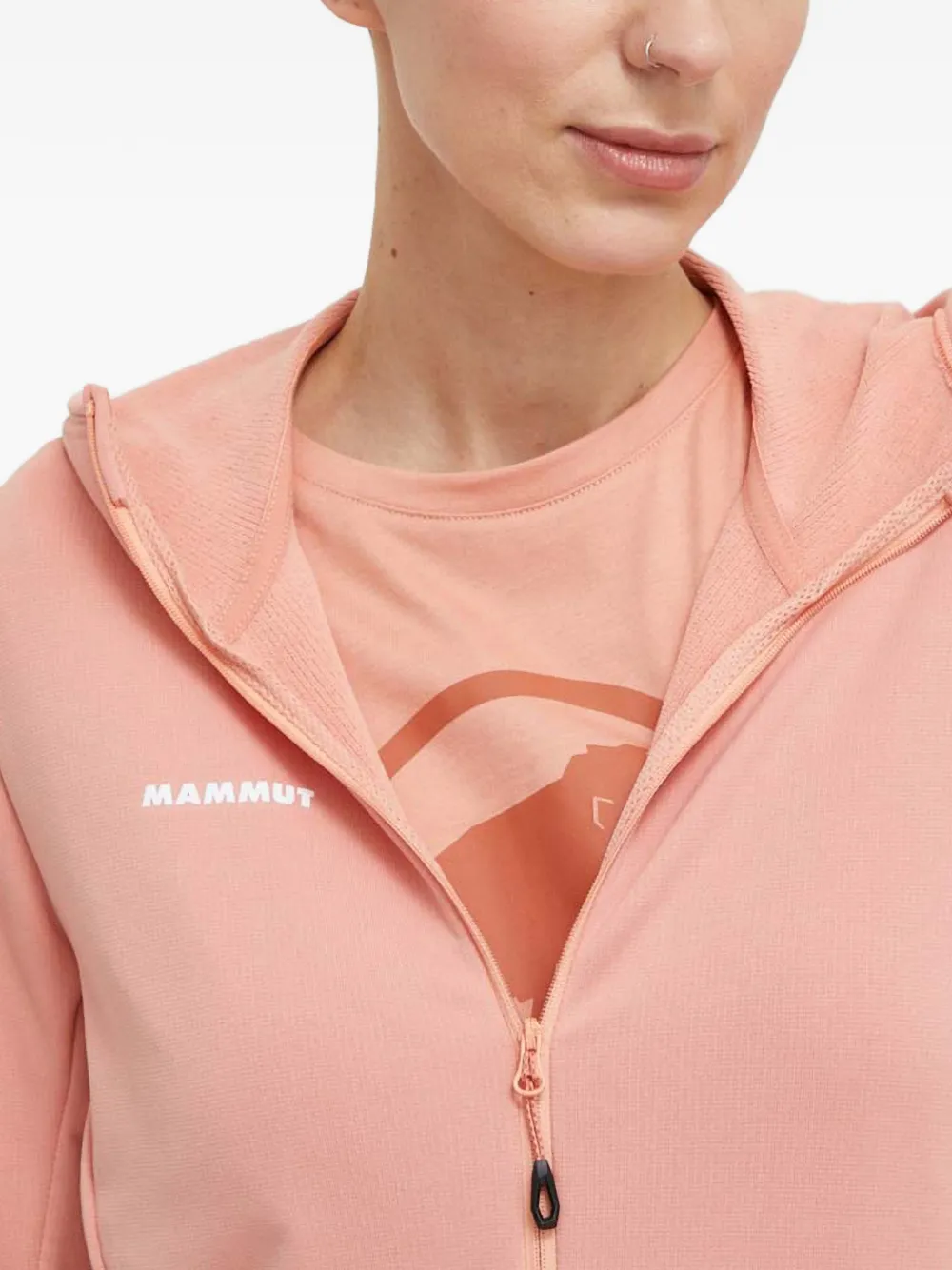 Mammut Sweater met capuchon Roze