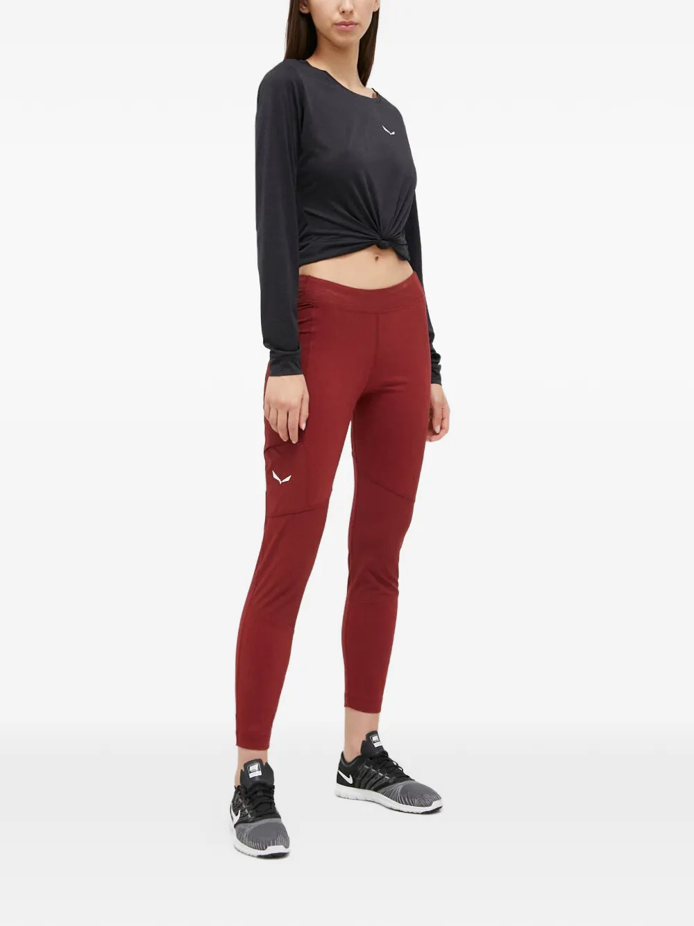  Salewa Patch-pocket Leggings - Red 