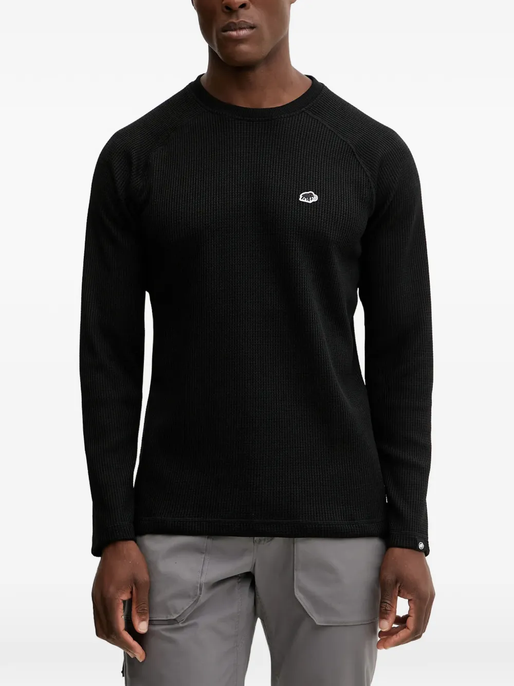 Mammut Waffle long-sleeve T-shirt - Nero
