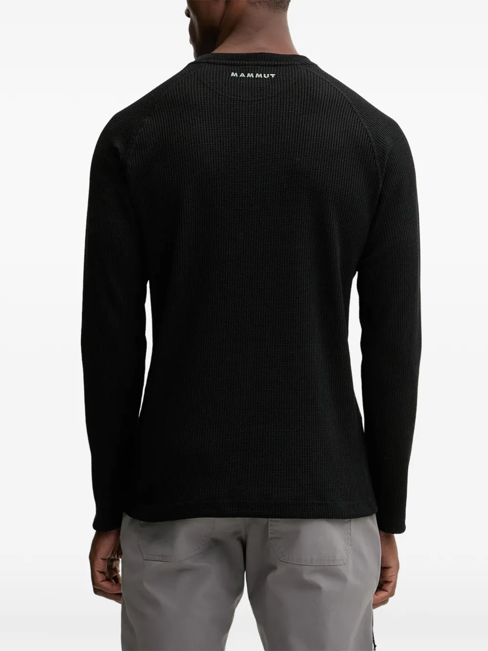  Mammut Waffle Long-sleeve T-shirt - Black 