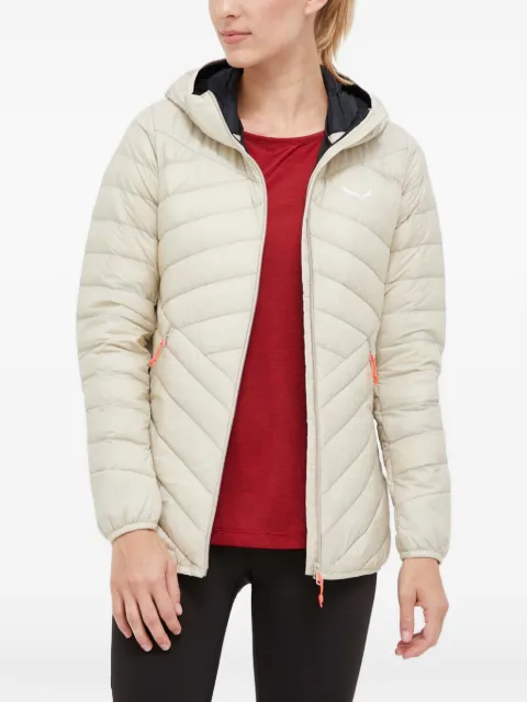 Salewa hooded quilted jacket