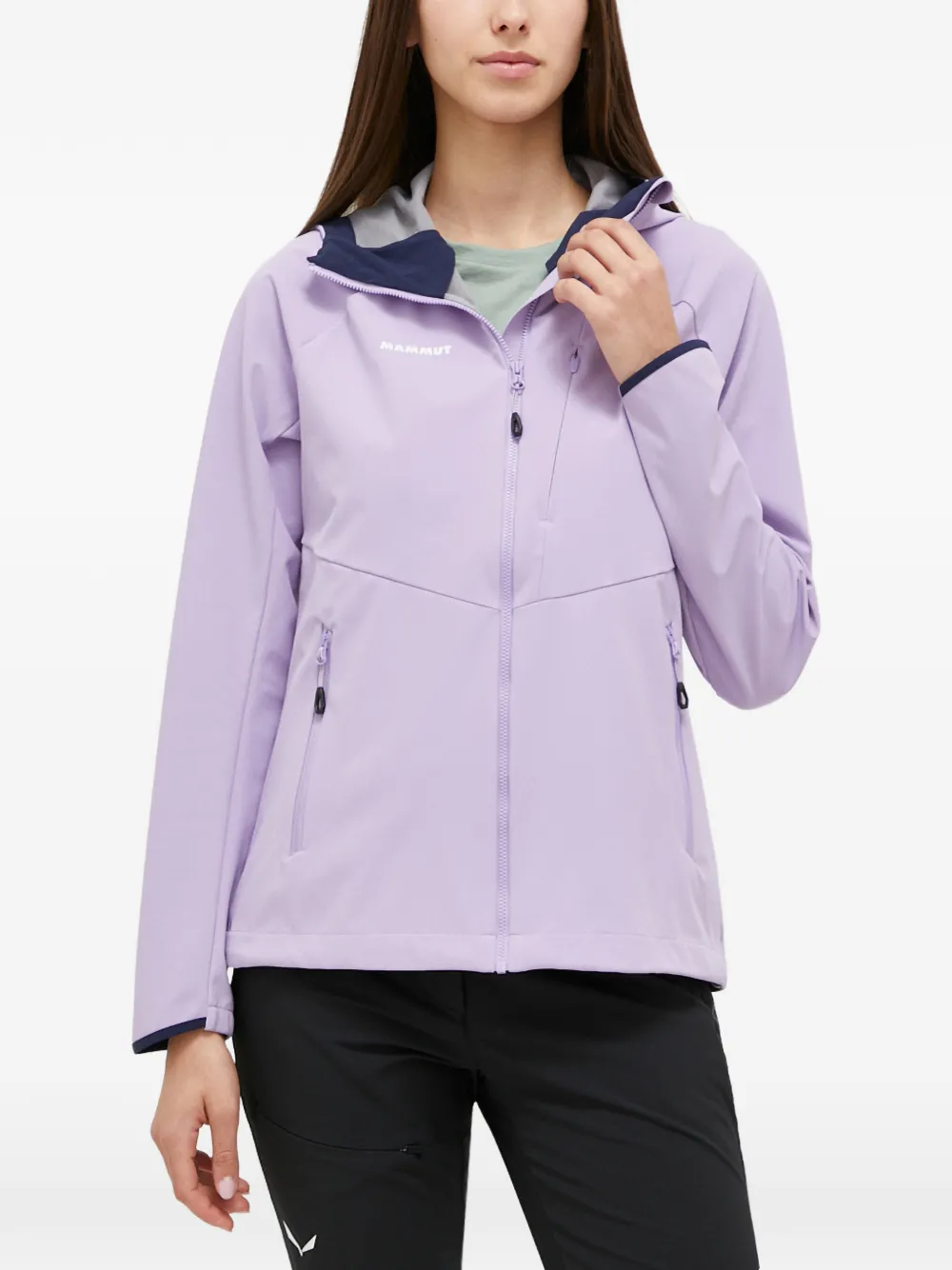 Mammut Ultimate Comfort Hooded Jacket In Purple