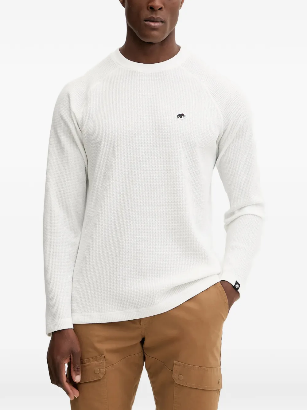 Mammut Waffle long-sleeve T-shirt - Bianco