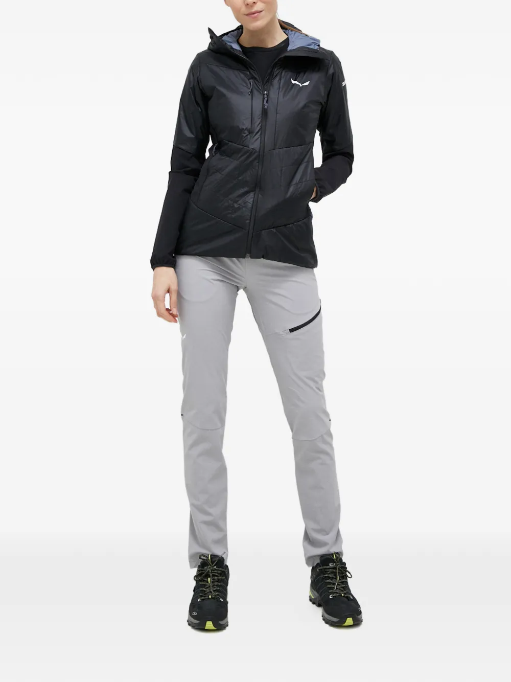  Salewa Logo Trousers - Grey 