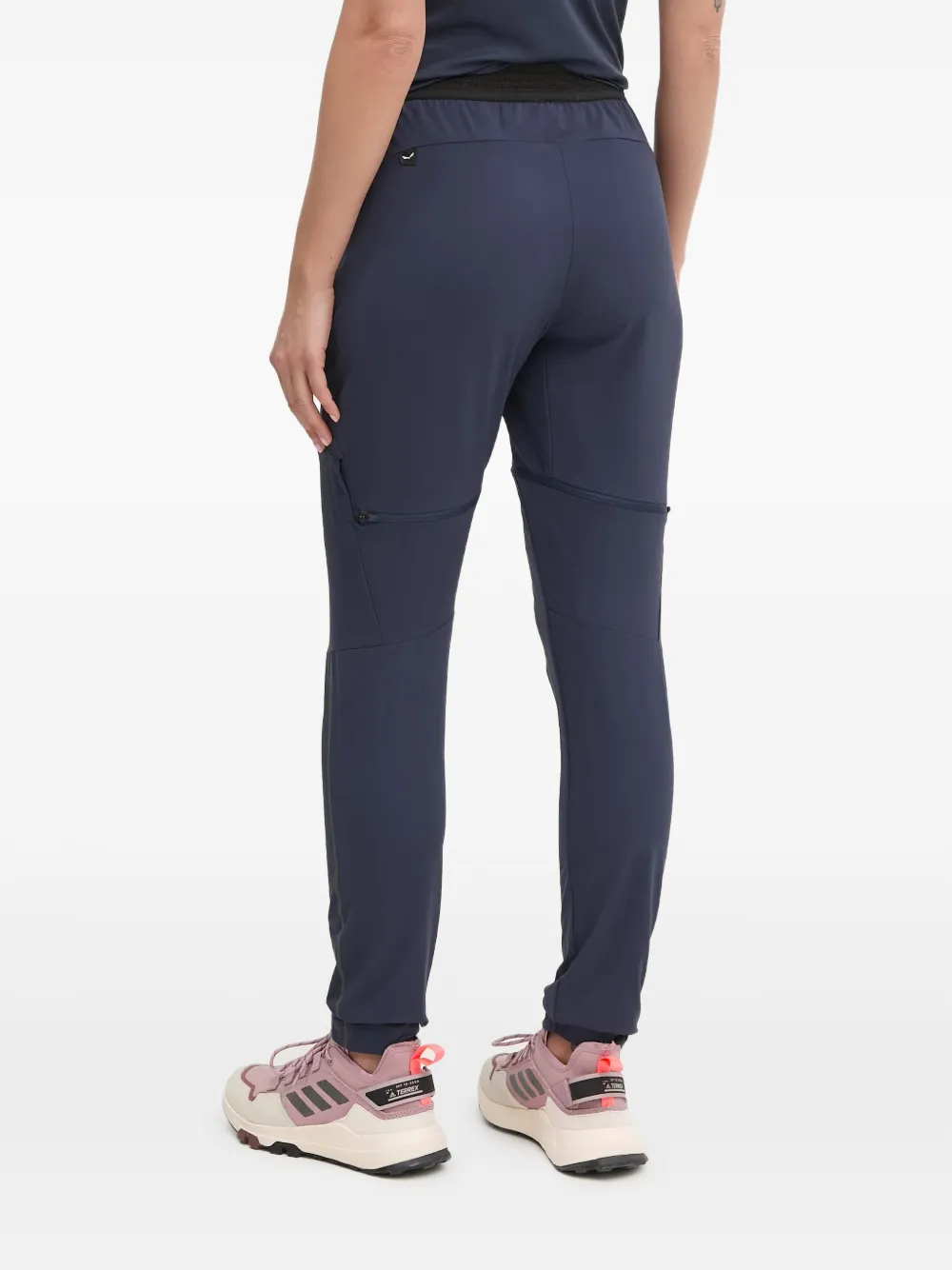  Salewa Zip Convertible Performance Trousers - Blue 