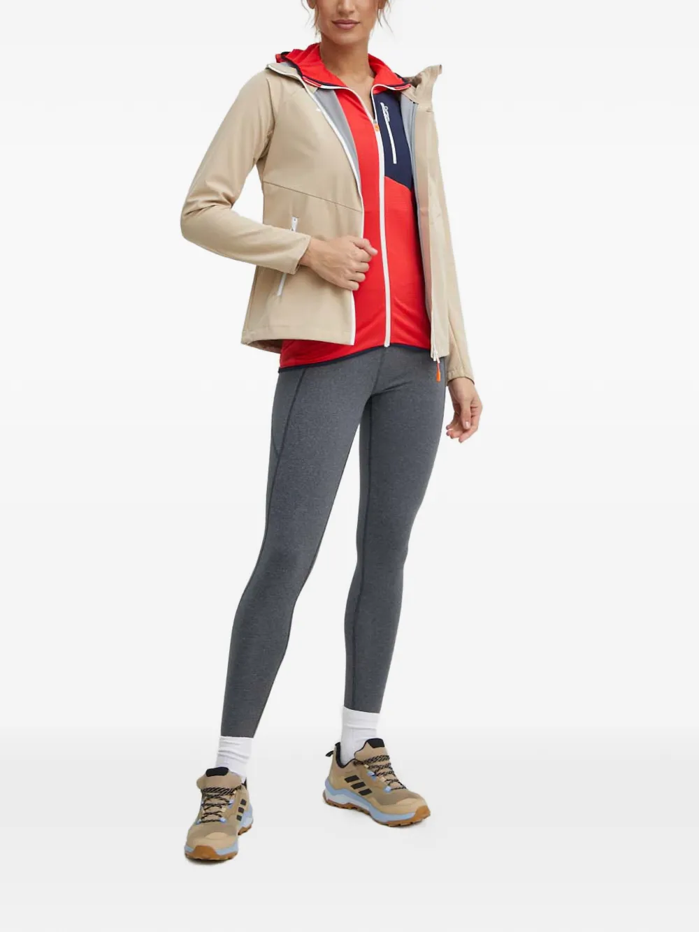  Mammut Hooded Zip Jacket - Neutrals 