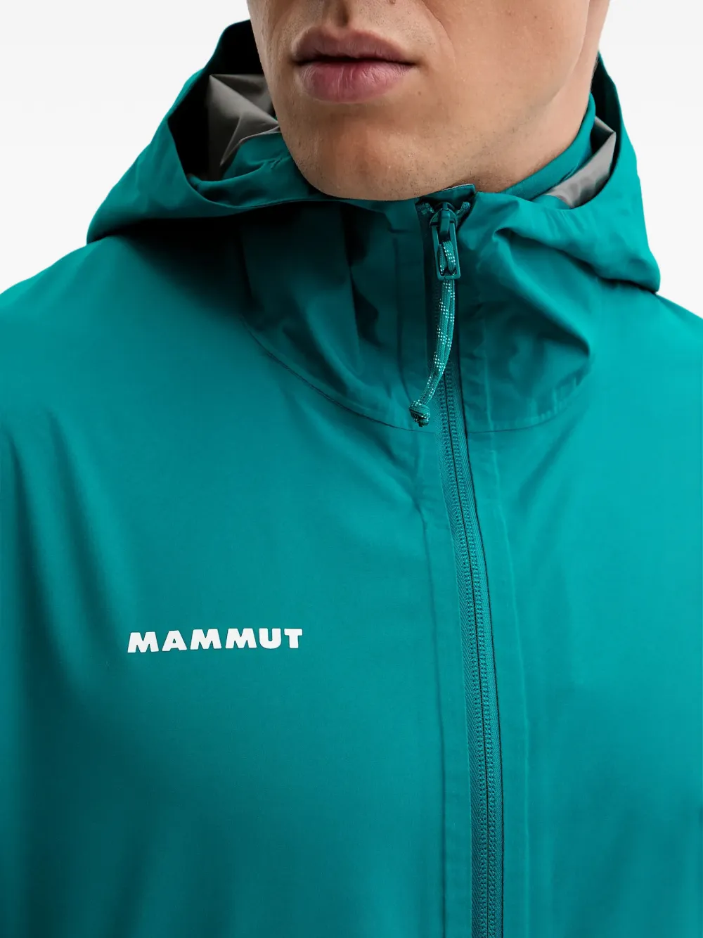 Mammut Linard Light HS jack met capuchon en rits Blauw