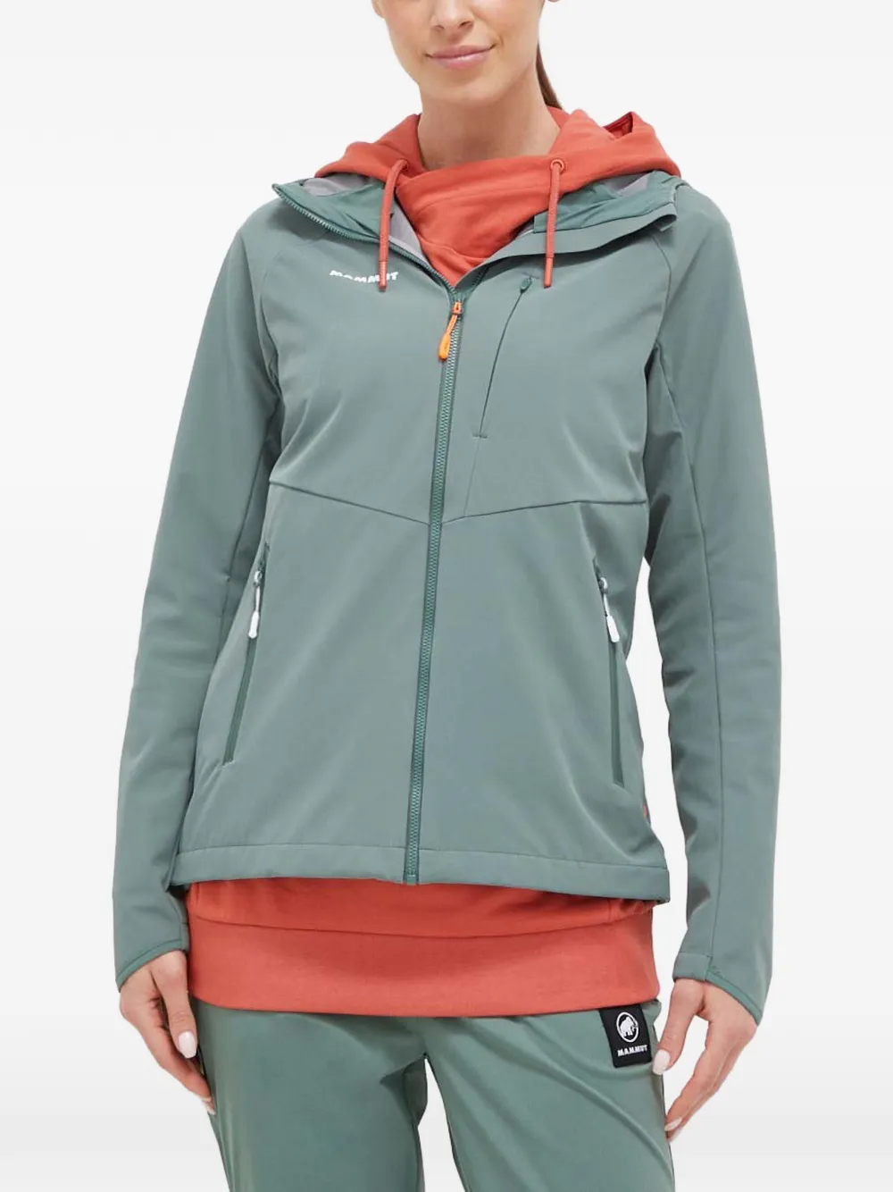Mammut Ultimate Comfort Hooded Jacket In Green