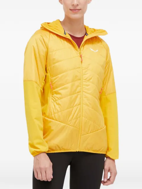Salewa quilted hooded performance jacket