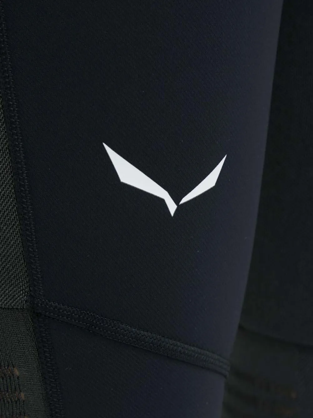 Salewa Legging met logoprint Zwart