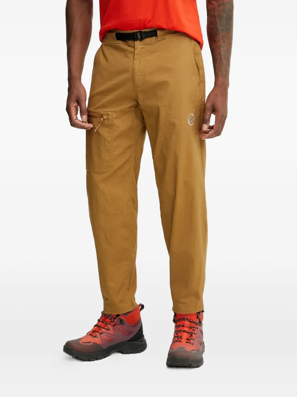 Mammut Tamaro belt-detail trousers - Marrone