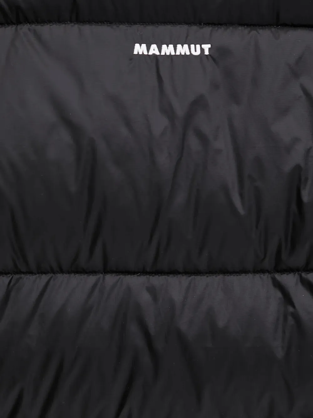 Mammut Gewatteerd jack met logoprint Zwart
