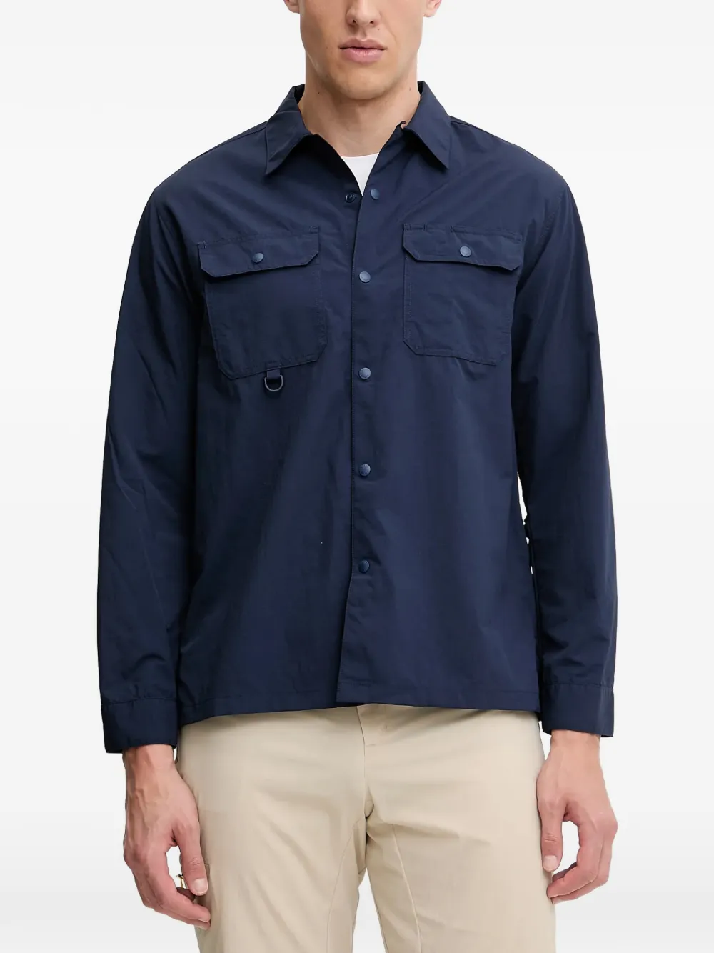 Mammut flat-pocket shirt - Blu