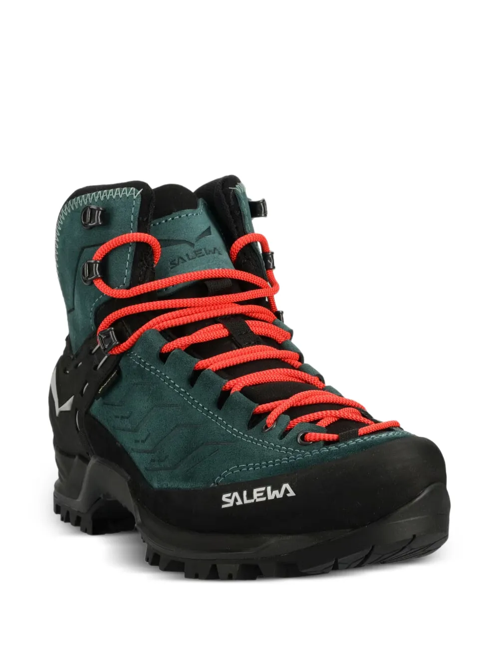  Salewa Mtn Trainer Mid Gtx Geometric-pattern Trainers - Green 