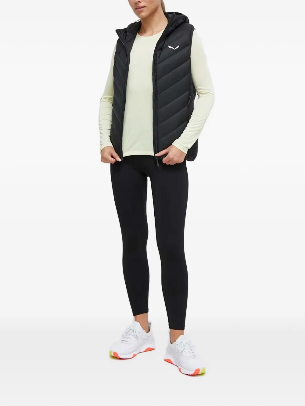 Fanes Sarner Hooded Quilted-Pattern Gilet
