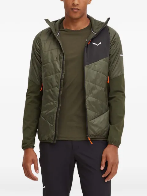 Salewa quilted hooded jacket