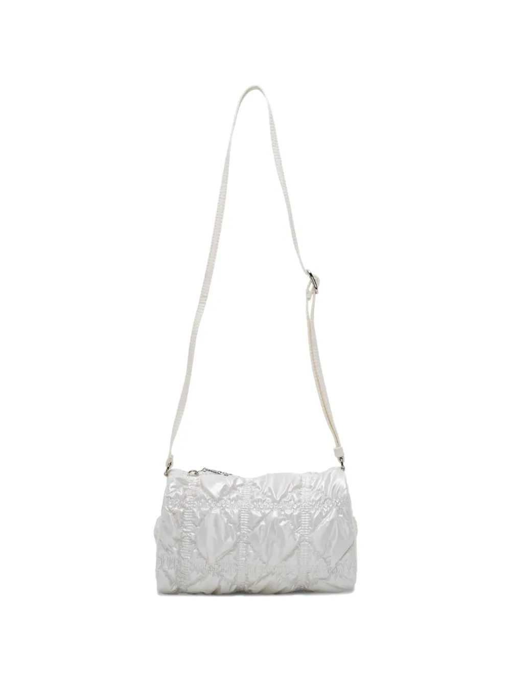 CARLYN Kira quilted cross body bag - Bianco