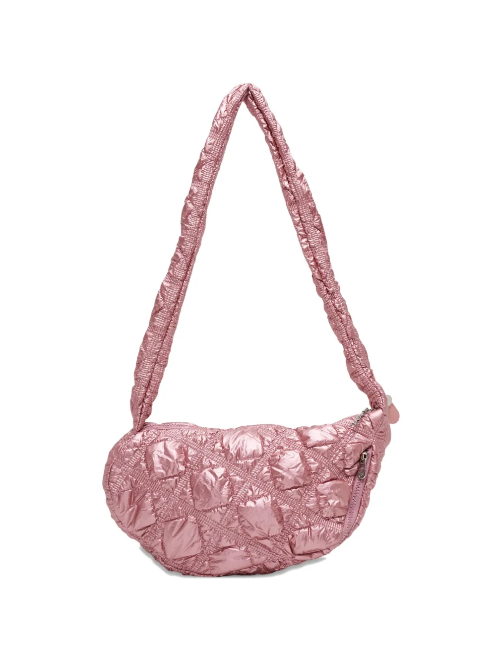 CARLYN Cozy quilted cross body bag - Rosa